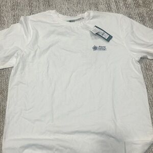 Alpine Design Mens Mad Hike SS Graphic Tee White Rocky Mountains Colorado L